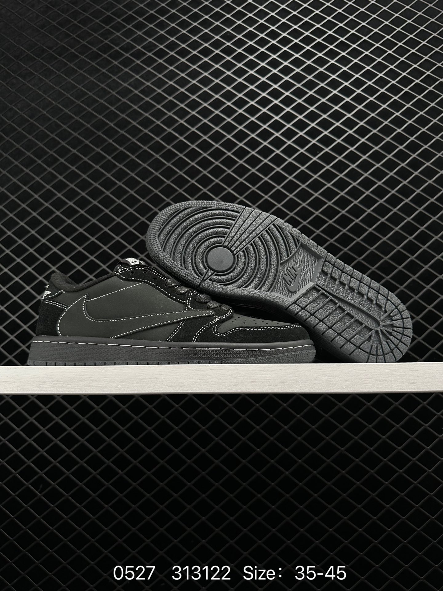 Travis Scott x Air Jordan 1 Low OG “Black Phantom